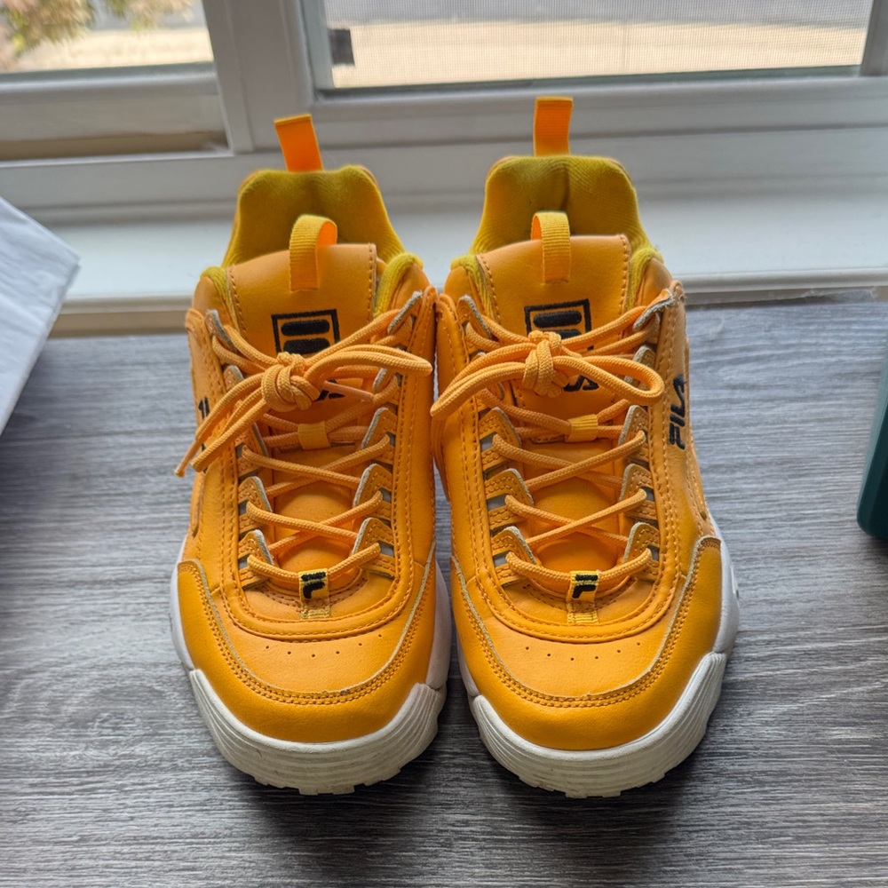 Fila Vibrant Orange Disruptor II Sneakers